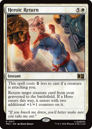Image for Heroic Return (17) (Commander: Marvel Super Heroes) - Magic: The Gathering