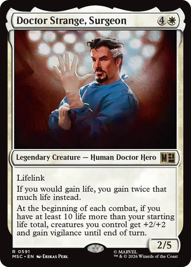 Image for Doctor Strange, Surgeon (591) (Commander: Marvel Super Heroes) - Magic: The Gathering