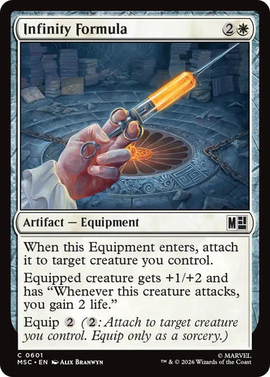 Image for Infinity Formula (601) (Commander: Marvel Super Heroes) - Magic: The Gathering