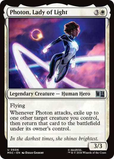 Image for Photon, Lady of Light (606) (Commander: Marvel Super Heroes) - Magic: The Gathering