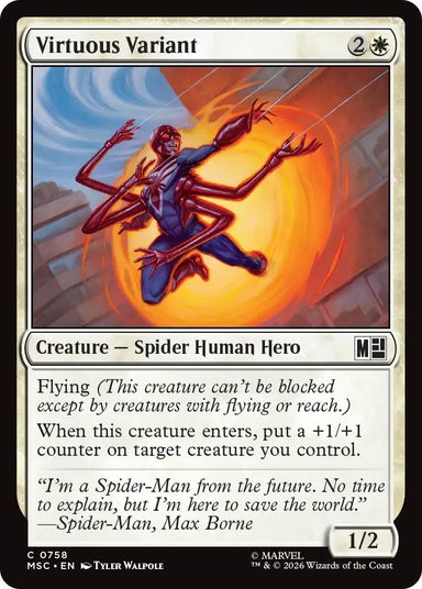 Image for Virtuous Variant (758) (Commander: Marvel Super Heroes) - Magic: The Gathering