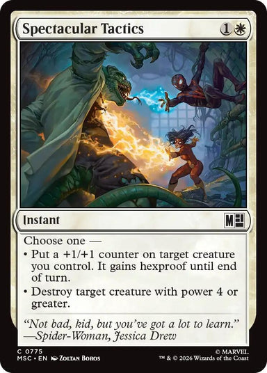 Image for Spectacular Tactics (775) (Commander: Marvel Super Heroes) - Magic: The Gathering