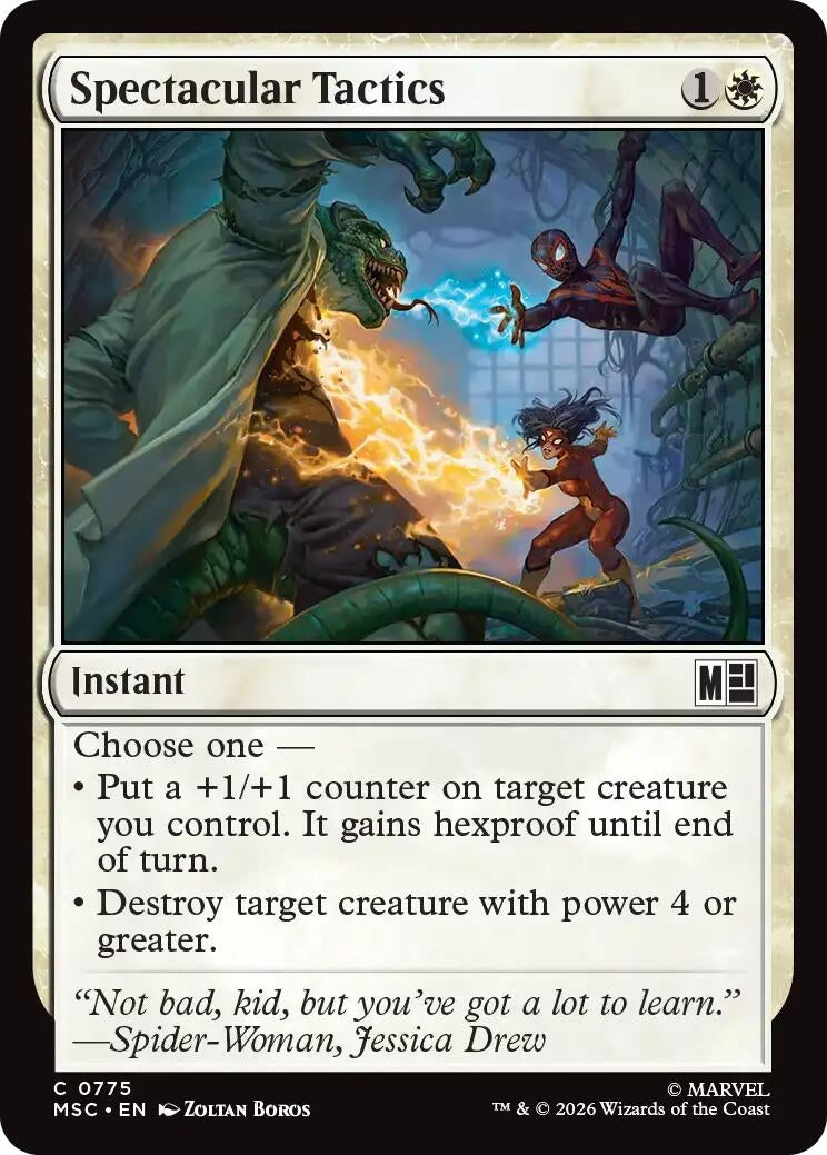 Image for Spectacular Tactics (775) (Commander: Marvel Super Heroes) - Magic: The Gathering