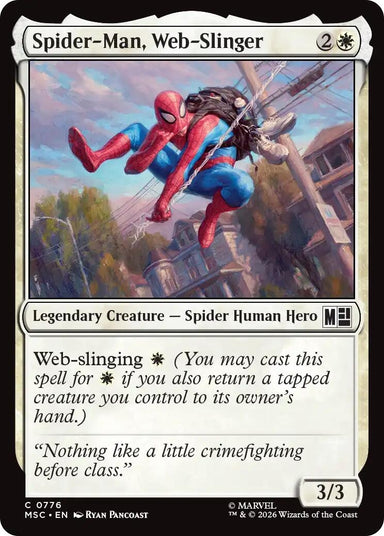 Image for Spider-Man, Web-Slinger (776) (Commander: Marvel Super Heroes) - Magic: The Gathering