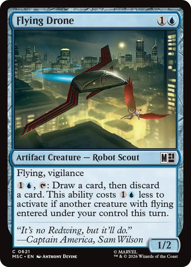 Image for Flying Drone (621) (Commander: Marvel Super Heroes) - Magic: The Gathering