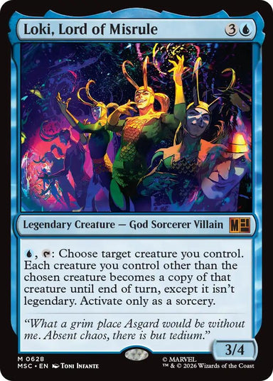 Image for Loki, Lord of Misrule (628) (Commander: Marvel Super Heroes) - Magic: The Gathering