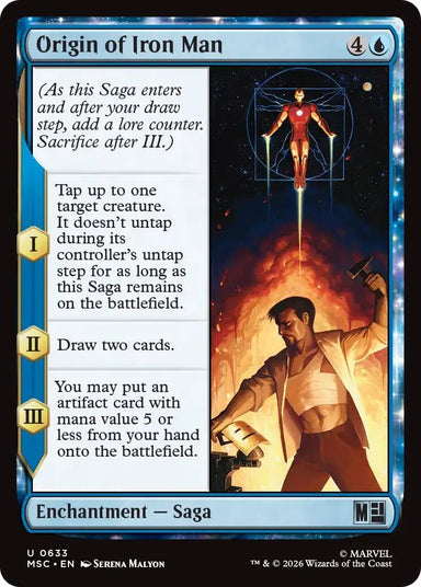 Image for Origin of Iron Man (633) (Commander: Marvel Super Heroes) - Magic: The Gathering