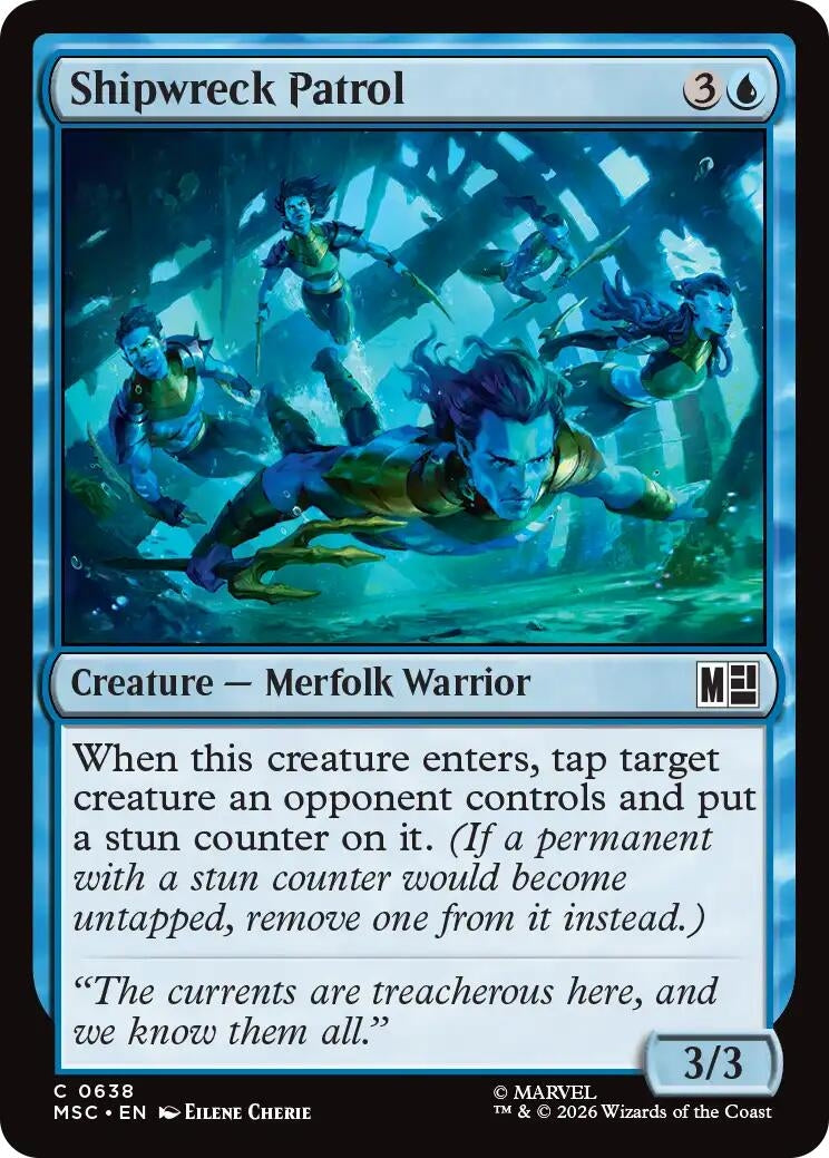 Image for Shipwreck Patrol (638) (Commander: Marvel Super Heroes) - Magic: The Gathering