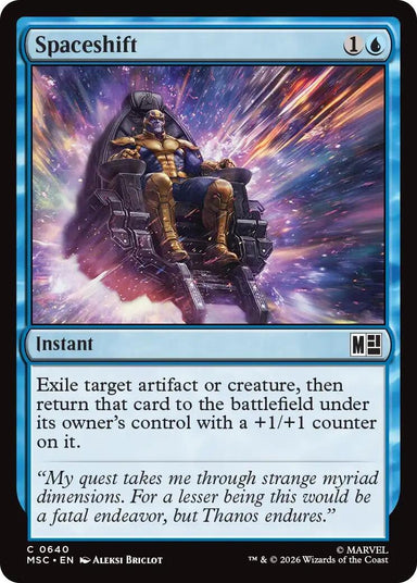 Image for Spaceshift (640) (Commander: Marvel Super Heroes) - Magic: The Gathering