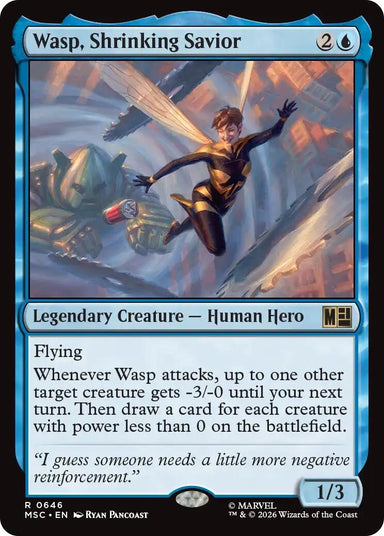 Image for Wasp, Shrinking Savior (646) (Commander: Marvel Super Heroes) - Magic: The Gathering