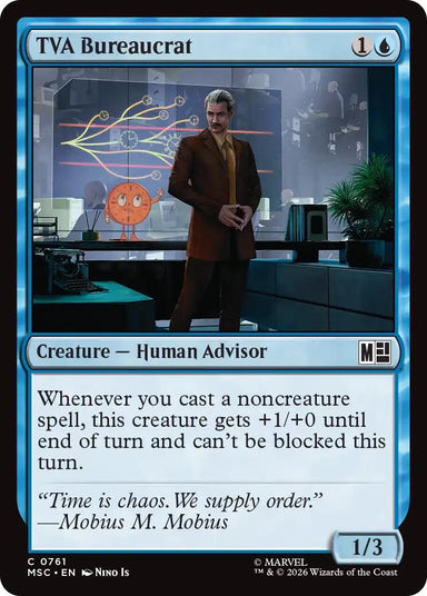 Image for TVA Bureaucrat (761) (Commander: Marvel Super Heroes) - Magic: The Gathering