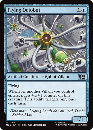 Image for Flying Octobot (785) (Commander: Marvel Super Heroes) - Magic: The Gathering