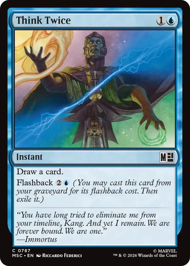 Image for Think Twice (787) (Commander: Marvel Super Heroes) - Magic: The Gathering