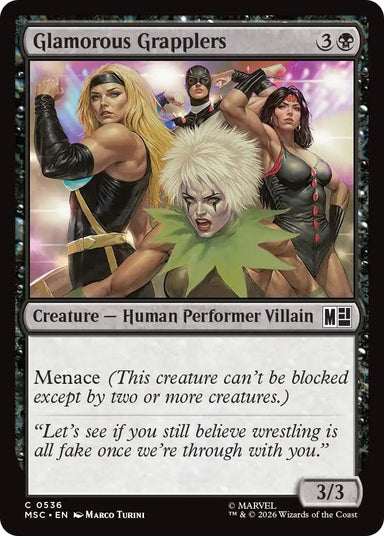 Image for Glamorous Grapplers (536) (Commander: Marvel Super Heroes) - Magic: The Gathering