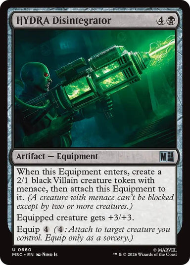 Image for HYDRA Disintegrator (660) (Commander: Marvel Super Heroes) - Magic: The Gathering