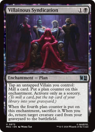 Image for Villainous Syndication (672) (Commander: Marvel Super Heroes) - Magic: The Gathering
