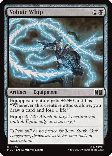 Image for Voltaic Whip (675) (Commander: Marvel Super Heroes) - Magic: The Gathering
