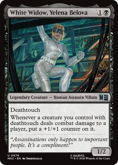 Image for White Widow, Yelena Belova (676) (Commander: Marvel Super Heroes) - Magic: The Gathering
