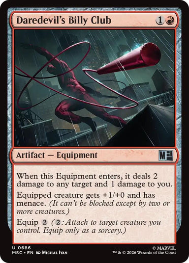 Image for Daredevil's Billy Club (686) (Commander: Marvel Super Heroes) - Magic: The Gathering