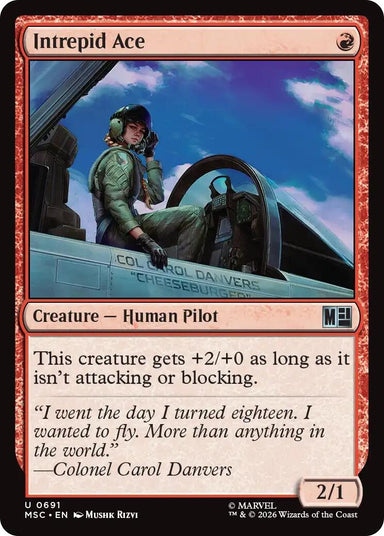 Image for Intrepid Ace (691) (Commander: Marvel Super Heroes) - Magic: The Gathering