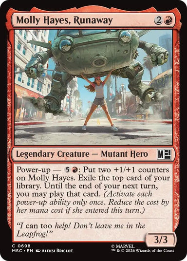 Image for Molly Hayes, Runaway (698) (Commander: Marvel Super Heroes) - Magic: The Gathering