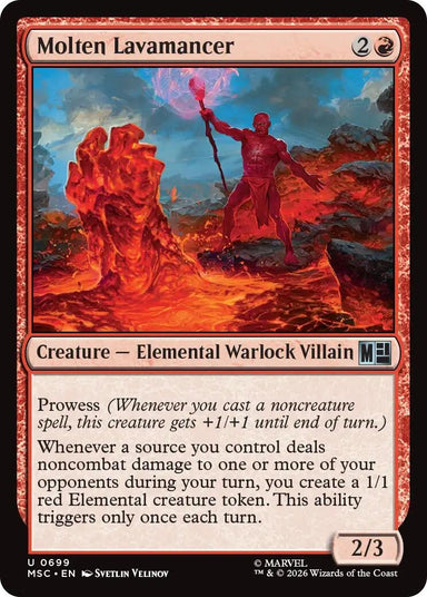 Image for Molten Lavamancer (699) (Commander: Marvel Super Heroes) - Magic: The Gathering