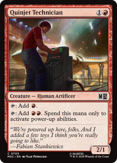 Image for Quinjet Technician (703) (Commander: Marvel Super Heroes) - Magic: The Gathering