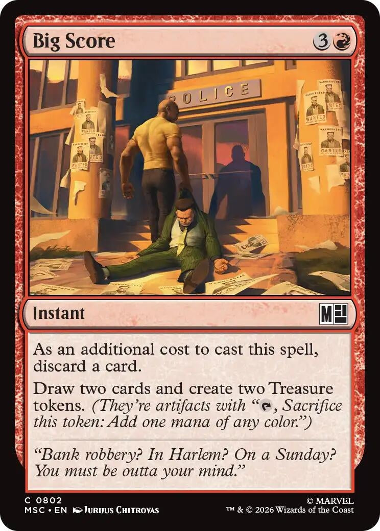 Image for Big Score (802) (Commander: Marvel Super Heroes) - Magic: The Gathering