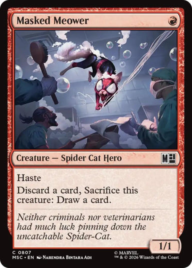 Image for Masked Meower (807) (Commander: Marvel Super Heroes) - Magic: The Gathering