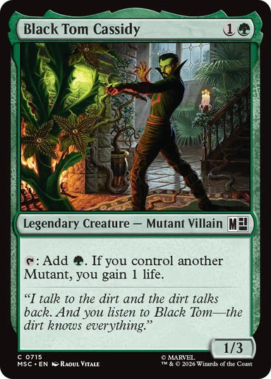 Image for Black Tom Cassidy (715) (Commander: Marvel Super Heroes) - Magic: The Gathering