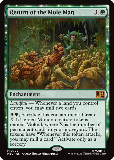 Image for Return of the Mole Man (729) (Commander: Marvel Super Heroes) - Magic: The Gathering