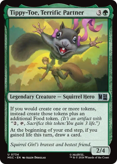 Image for Tippy-Toe, Terrific Partner (734) (Commander: Marvel Super Heroes) - Magic: The Gathering
