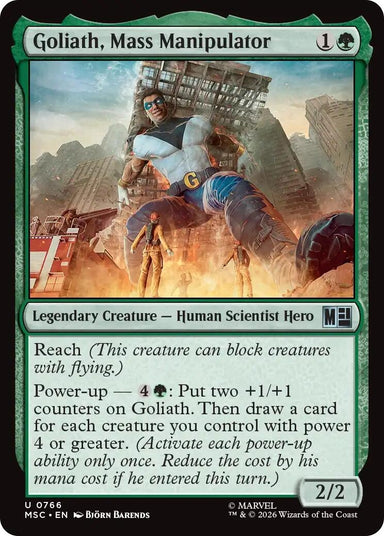 Image for Goliath, Mass Manipulator (766) (Commander: Marvel Super Heroes) - Magic: The Gathering