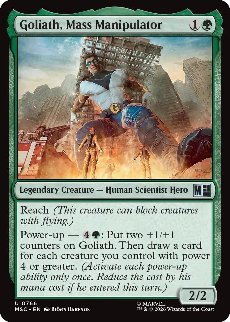 Image for Goliath, Mass Manipulator (766) (Commander: Marvel Super Heroes) - Magic: The Gathering