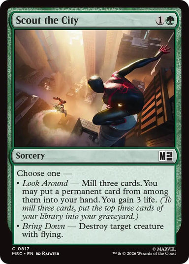 Image for Scout the City (817) (Commander: Marvel Super Heroes) - Magic: The Gathering