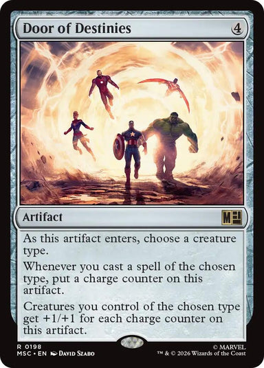 Image for Door of Destinies (198) (Commander: Marvel Super Heroes) - Magic: The Gathering