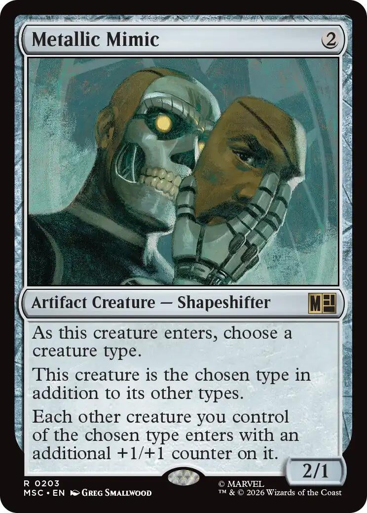 Image for Metallic Mimic (203) (Commander: Marvel Super Heroes) - Magic: The Gathering