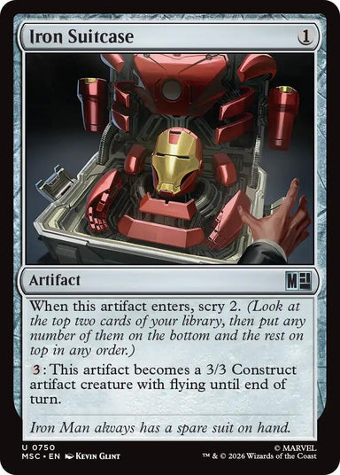 Image for Iron Suitcase (750) (Commander: Marvel Super Heroes) - Magic: The Gathering