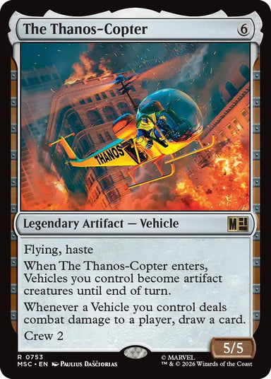 Image for The Thanos-Copter (753) (Commander: Marvel Super Heroes) - Magic: The Gathering