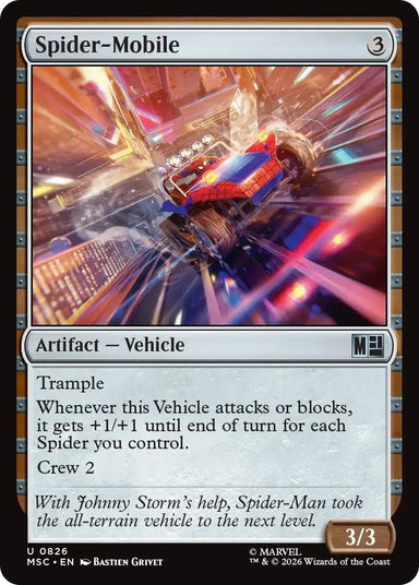 Image for Spider-Mobile (826) (Commander: Marvel Super Heroes) - Magic: The Gathering