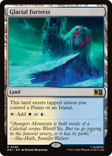 Image for Glacial Fortress (248) (Commander: Marvel Super Heroes) - Magic: The Gathering