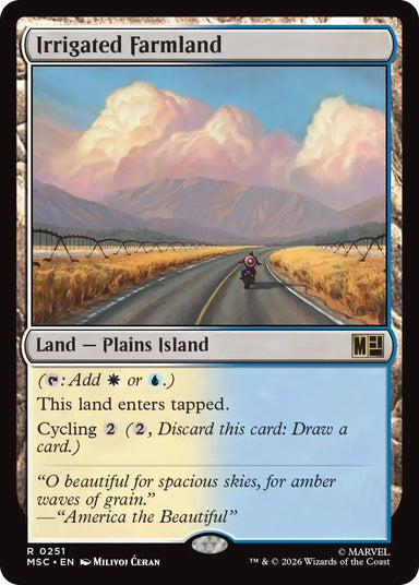 Image for Irrigated Farmland (251) (Commander: Marvel Super Heroes) - Magic: The Gathering