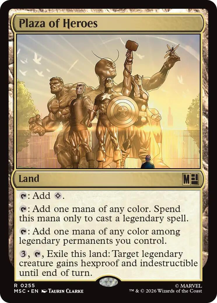 Image for Plaza of Heroes (255) (Commander: Marvel Super Heroes) - Magic: The Gathering