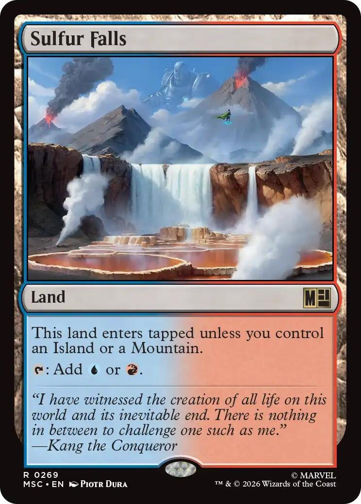 Image for Sulfur Falls (269) (Commander: Marvel Super Heroes) - Magic: The Gathering