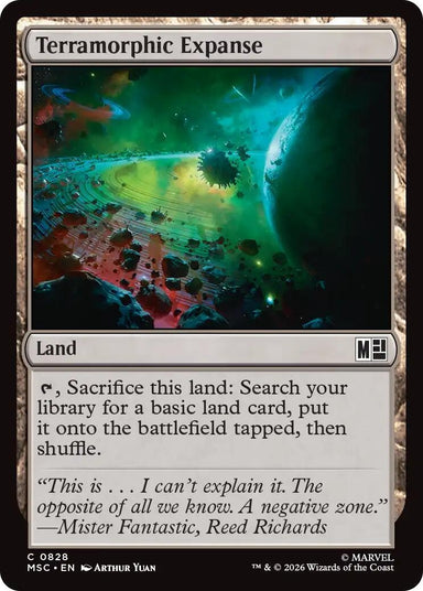 Image for Terramorphic Expanse (0828) (828) (Commander: Marvel Super Heroes) - Magic: The Gathering