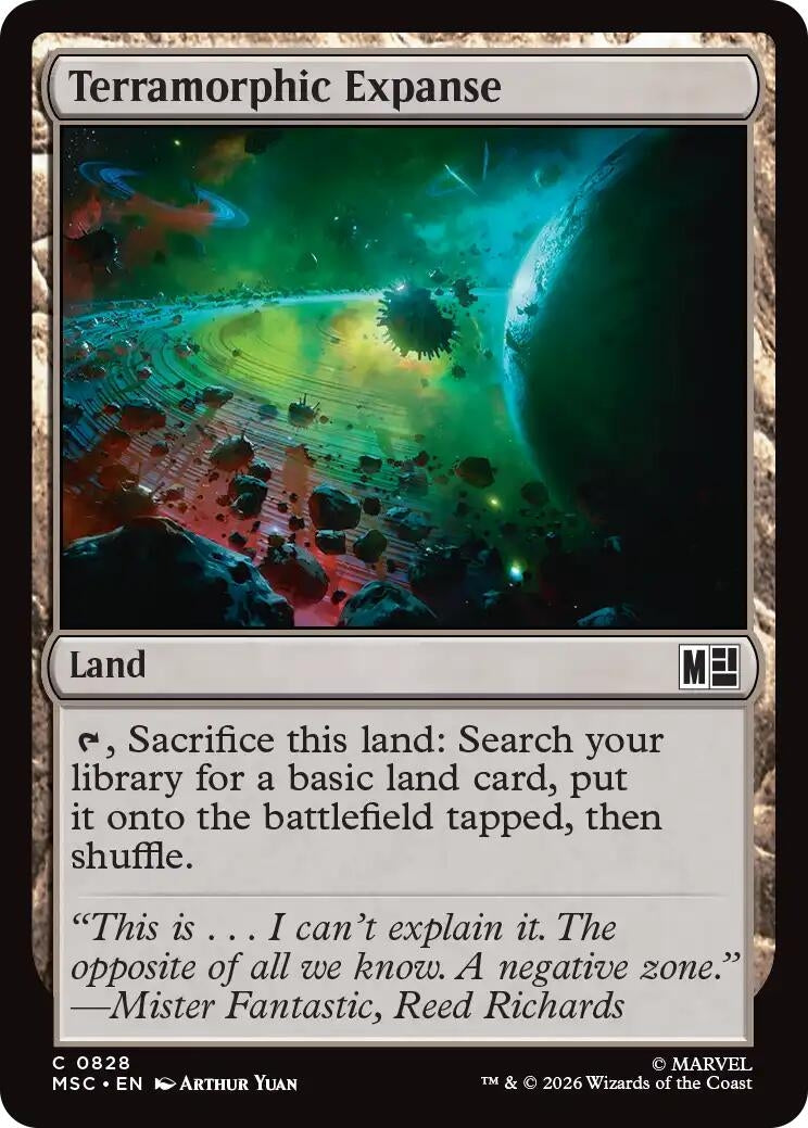 Image for Terramorphic Expanse (0828) (828) (Commander: Marvel Super Heroes) - Magic: The Gathering