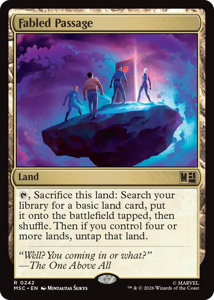 Image for Fabled Passage (242) (Commander: Marvel Super Heroes) - Magic: The Gathering