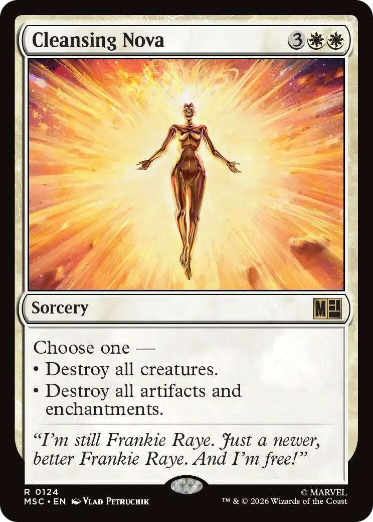 Image for Cleansing Nova (Surge Foil) (124) (Commander: Marvel Super Heroes) - Magic: The Gathering
