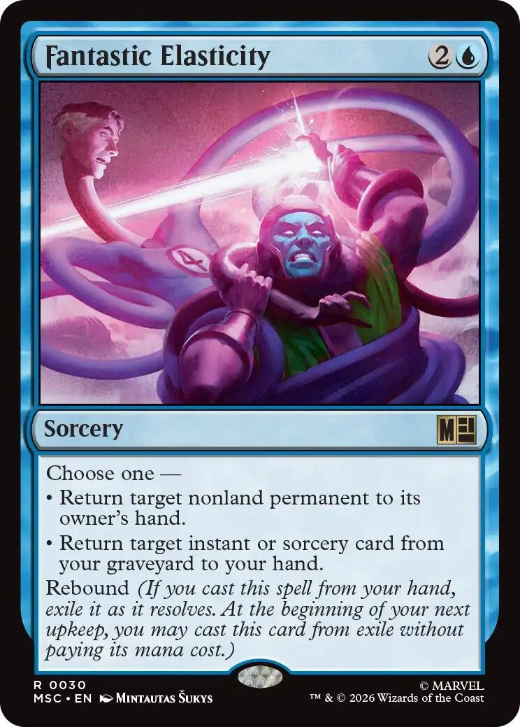 Image for Fantastic Elasticity (Surge Foil) (30) (Commander: Marvel Super Heroes) - Magic: The Gathering