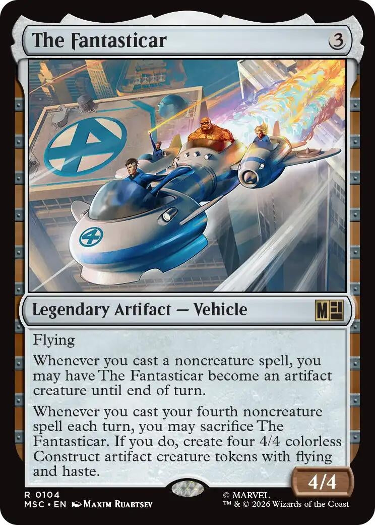 Image for The Fantasticar (104) (Commander: Marvel Super Heroes) - Magic: The Gathering